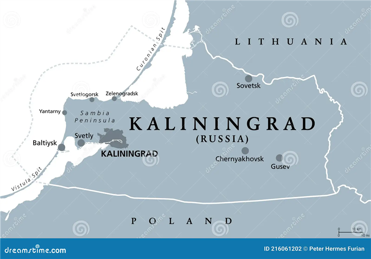 Административная карта калининградской области