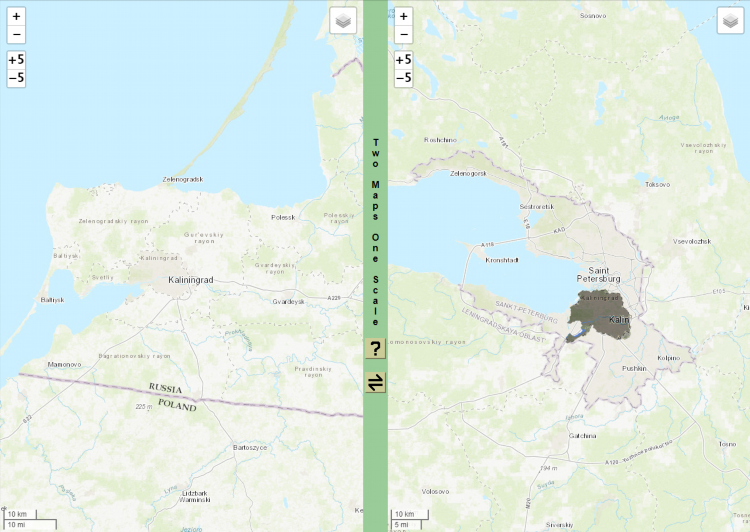Расстояние между санкт петербургом и калининградом