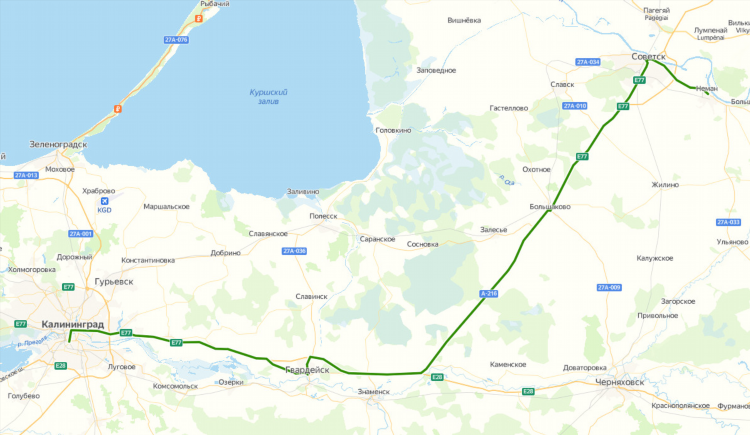Стоимость билета на автобус калининград советск